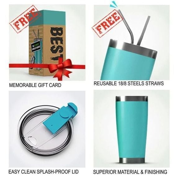 Tropical Worn Floral Pastel Pink Blush Gold Tumbler Cup | Stainless Steel | Insulated | 20Oz | Custom | Personalized