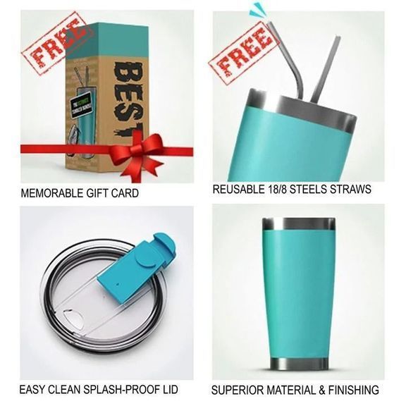 Tropical Leaves Seamless Pattern Happier Tumbler Cup | Stainless Steel | Insulated | 20Oz | Custom | Personalized